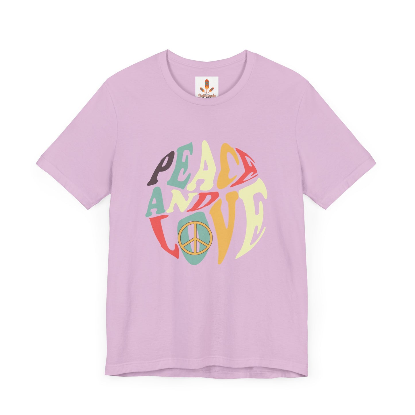 Peace and Love Design T-shirt