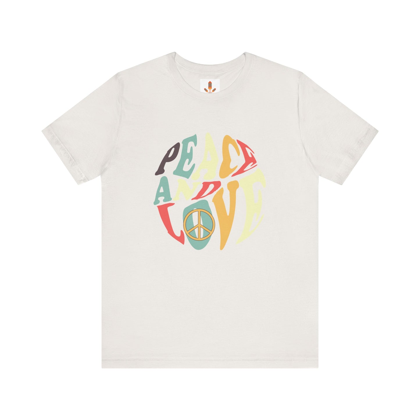 Peace and Love Design T-shirt