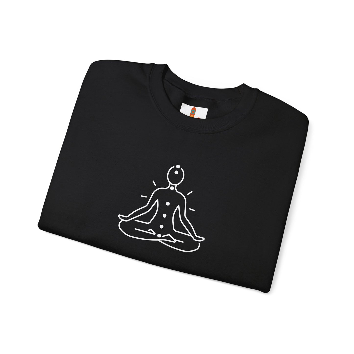White Chakra Design Sweatshirt