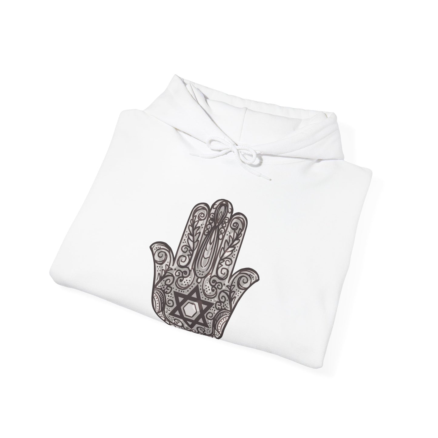 Beautiful Hamsa Hand with Star Hoodie