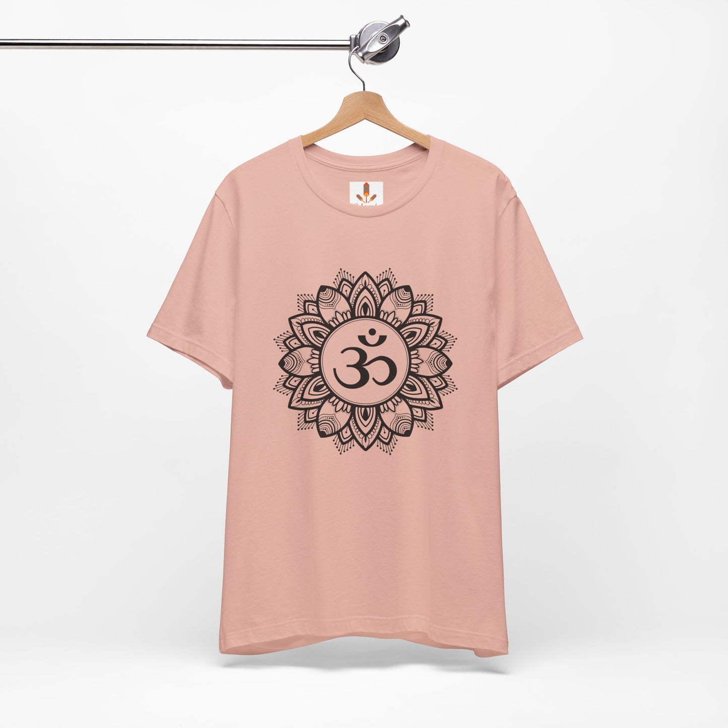 Om in Lotus Mandala T-shirt