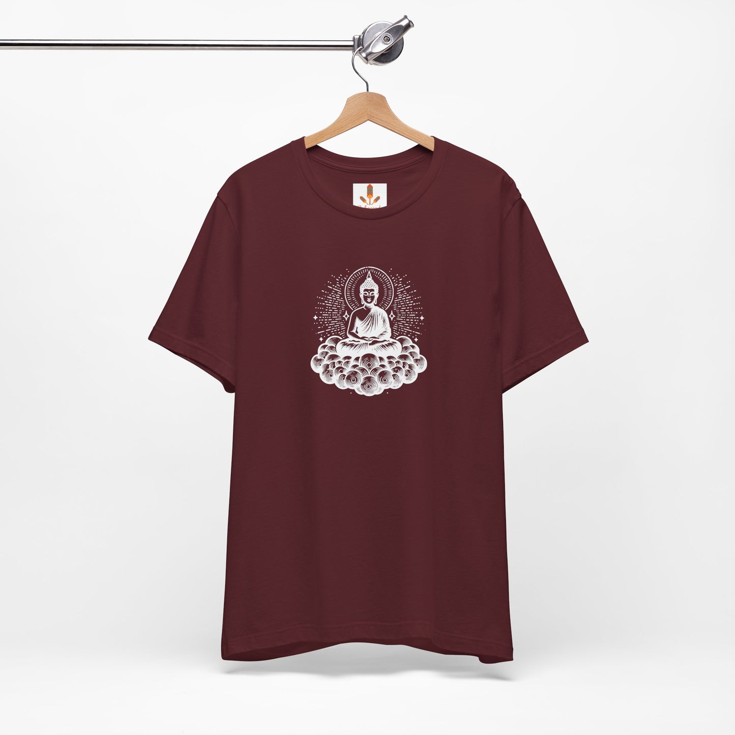 White Buddha Art T-shirt