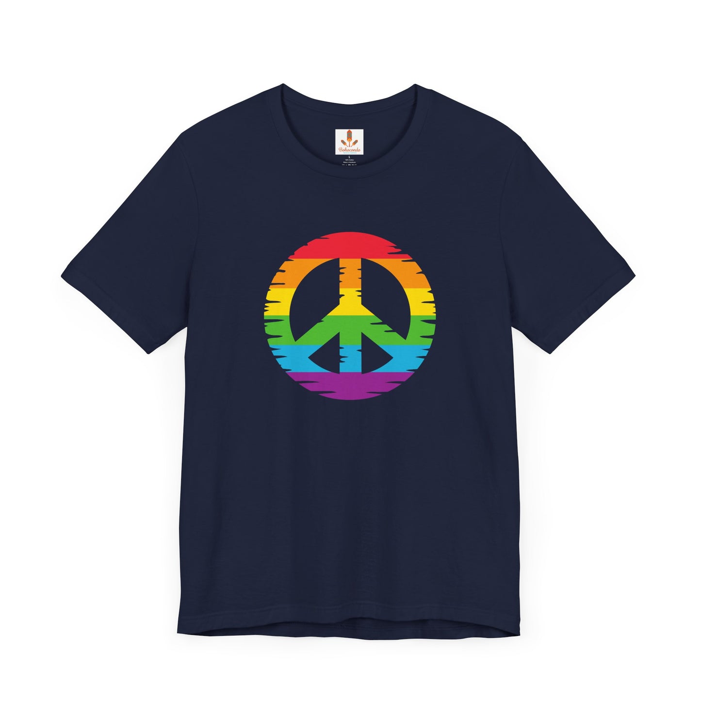 Rainbow Peace Sign T-shirt
