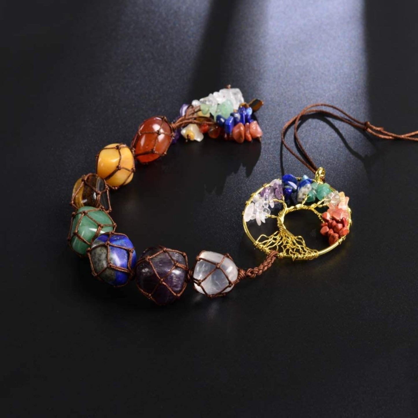 Tree of Life 7 Chakra Hanging Ornament