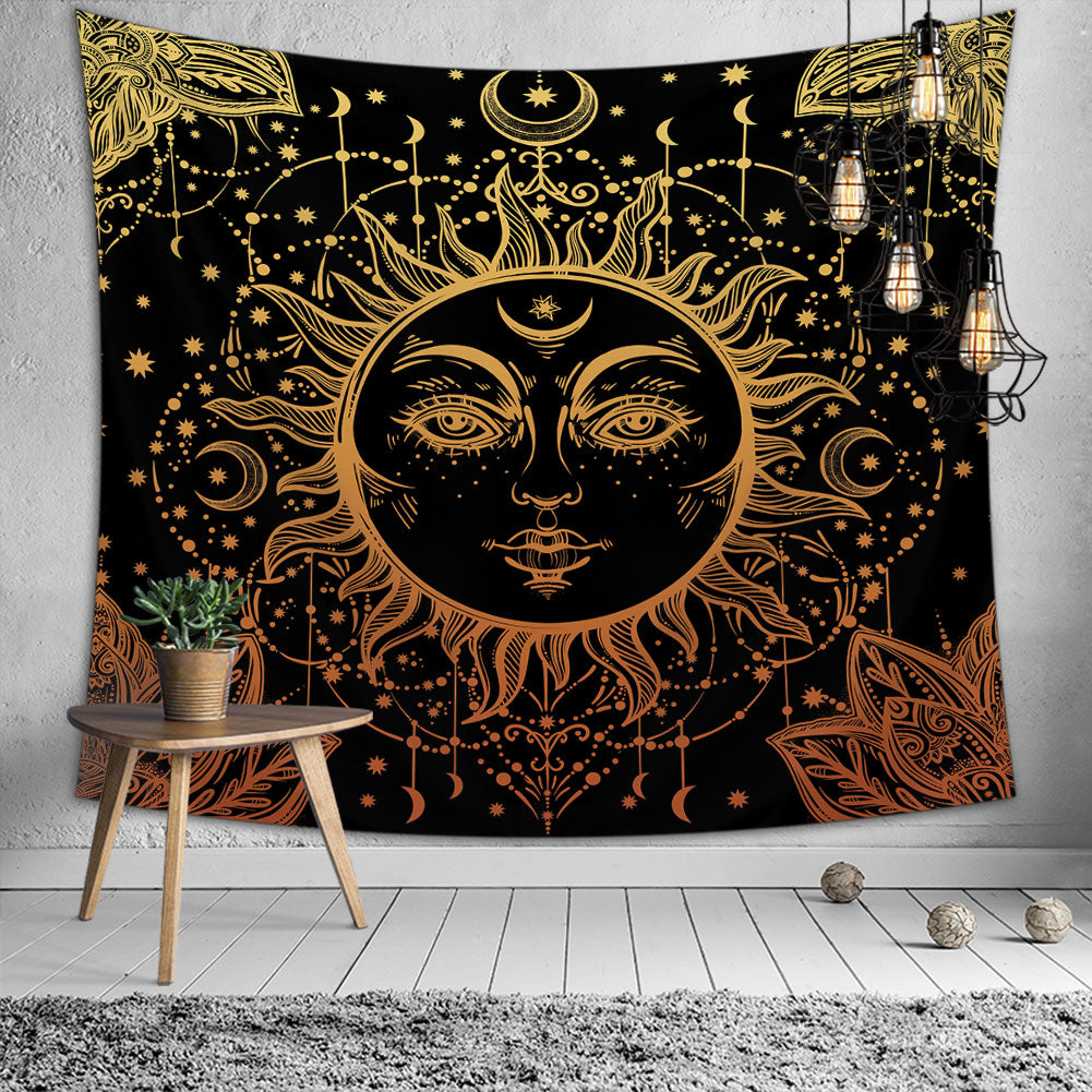Classic Sun Tapestry – Retro & Bohemian Wall Decor