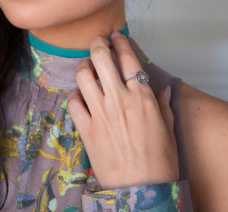 Bohemian Glam Ring – Sterling Silver Style with Sparkling Soul