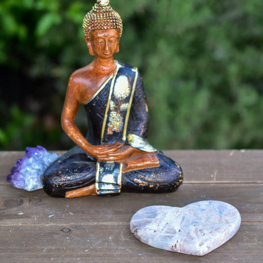 Pink Amethyst Hearts – Handcrafted Boho Gemstone Treasures
