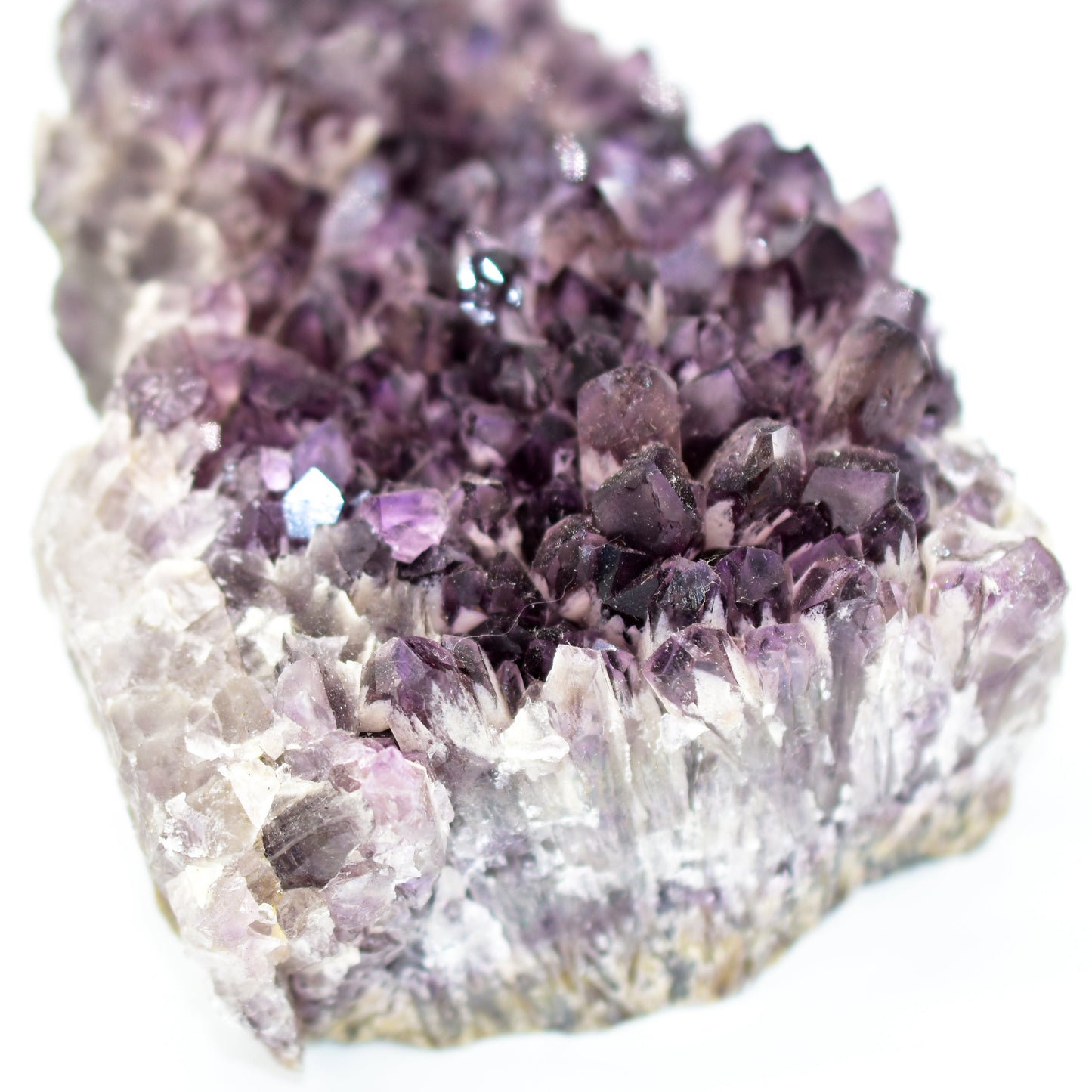 Rare, Large Elestial Amethyst Cluster Display Piece – Natural Elegance from Bahia, Brazil