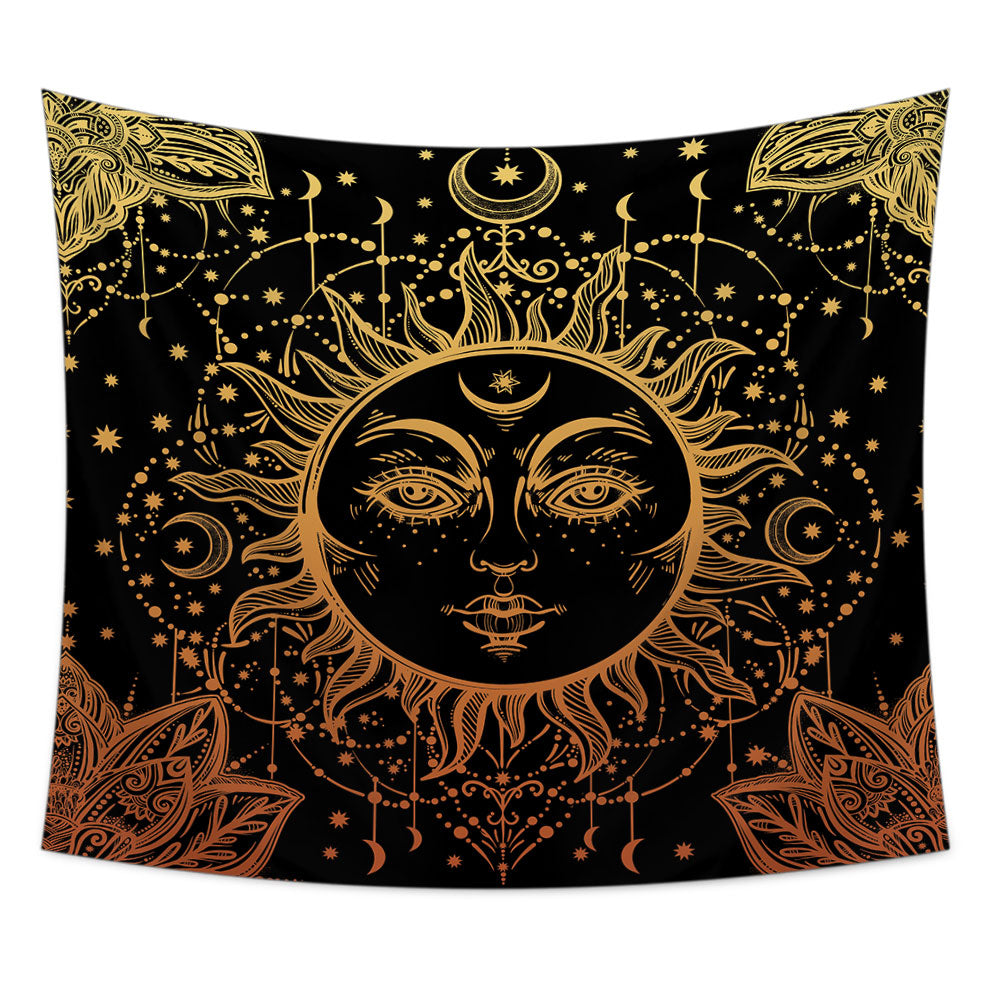 Classic Sun Tapestry – Retro & Bohemian Wall Decor