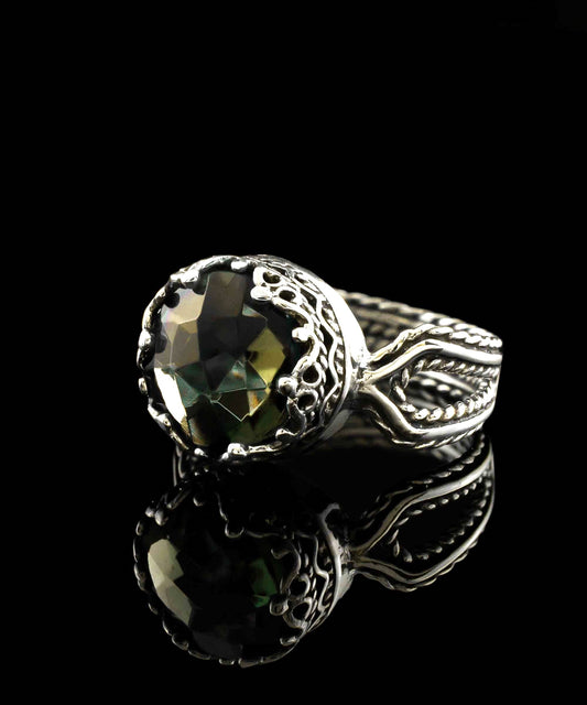 Alexandrite Gemstone Sterling Silver Ring
