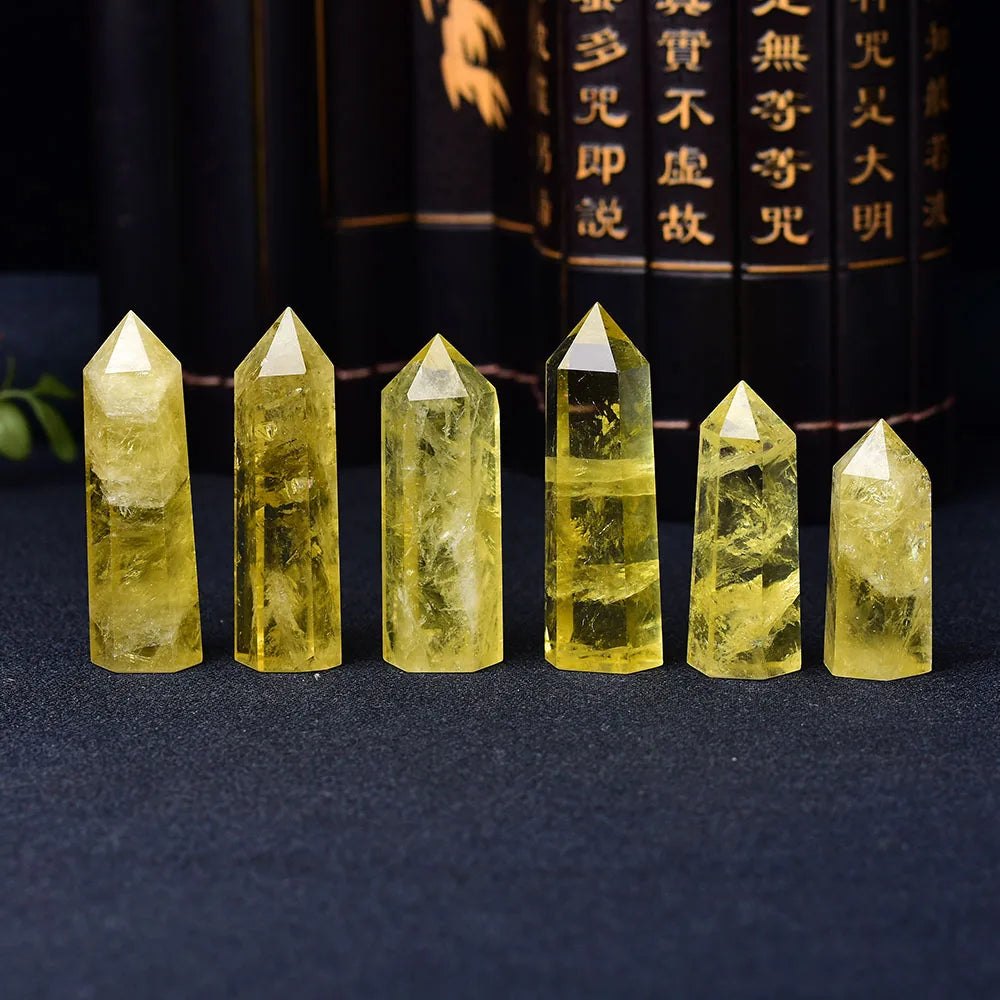 Natural Citrine Crystal Point