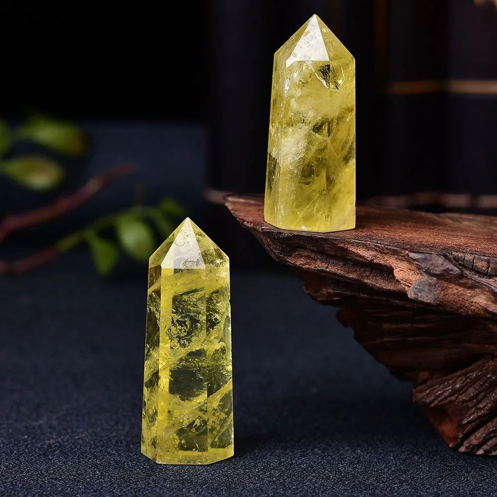 Natural Citrine Crystal Point