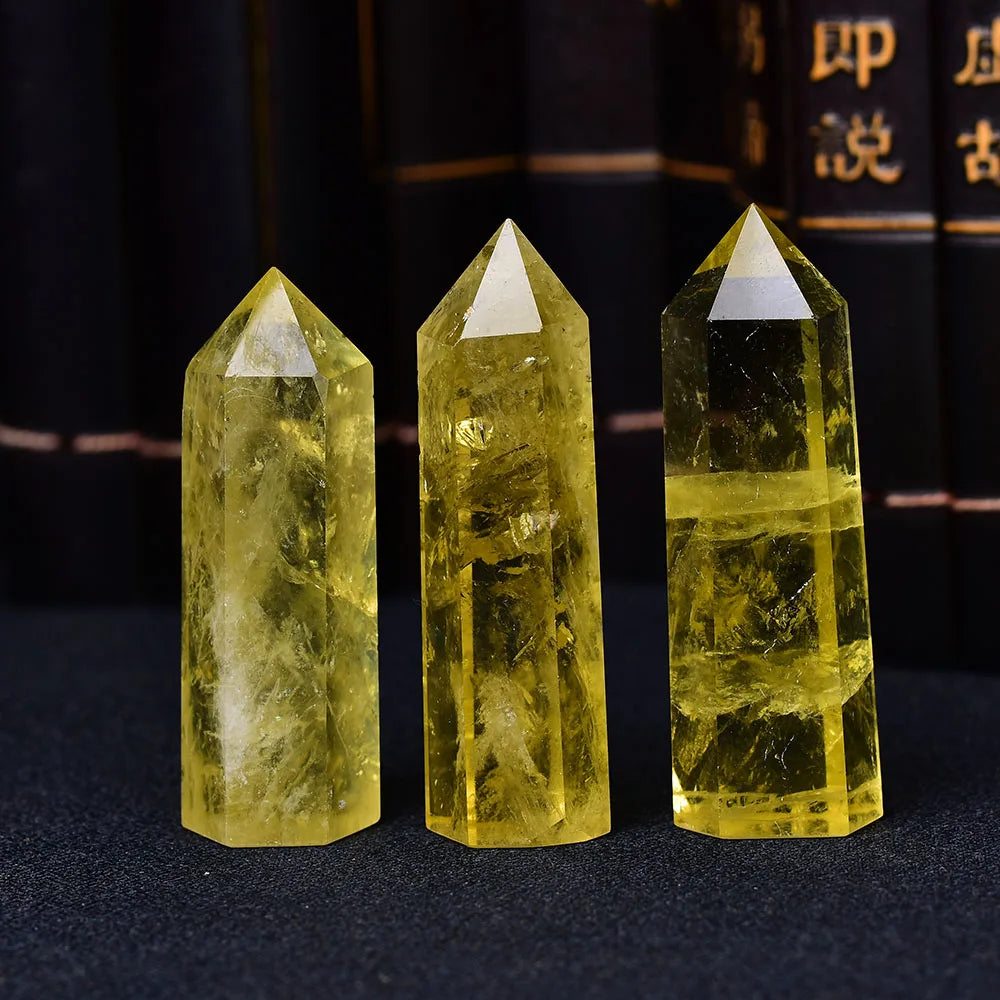 Natural Citrine Crystal Point