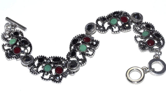 Circle of Elephants Boho Bracelet