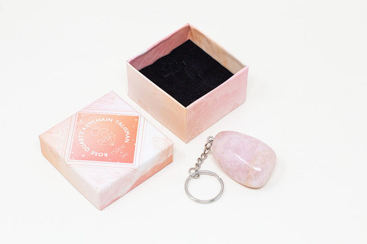 Rose Quartz Keychain Talisman – Carry Love Wherever You Go