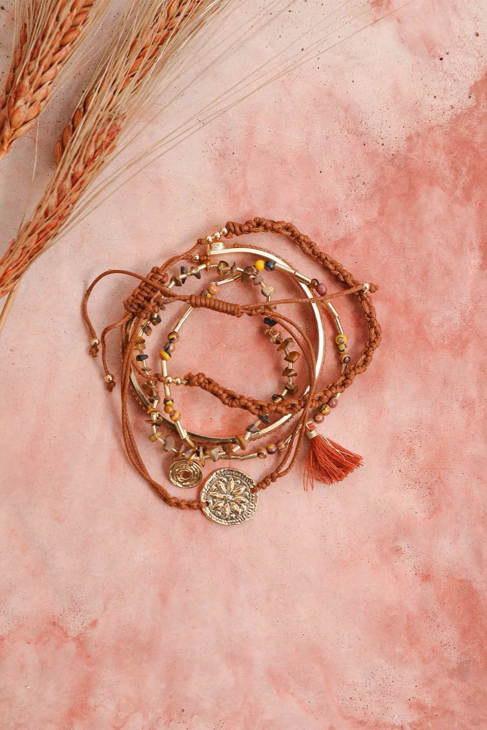 Unique Tiger's Eye Stackable Bracelet