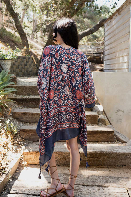 Moroccan Inspired Bohemian Kimono – Effortless Boho Elegance