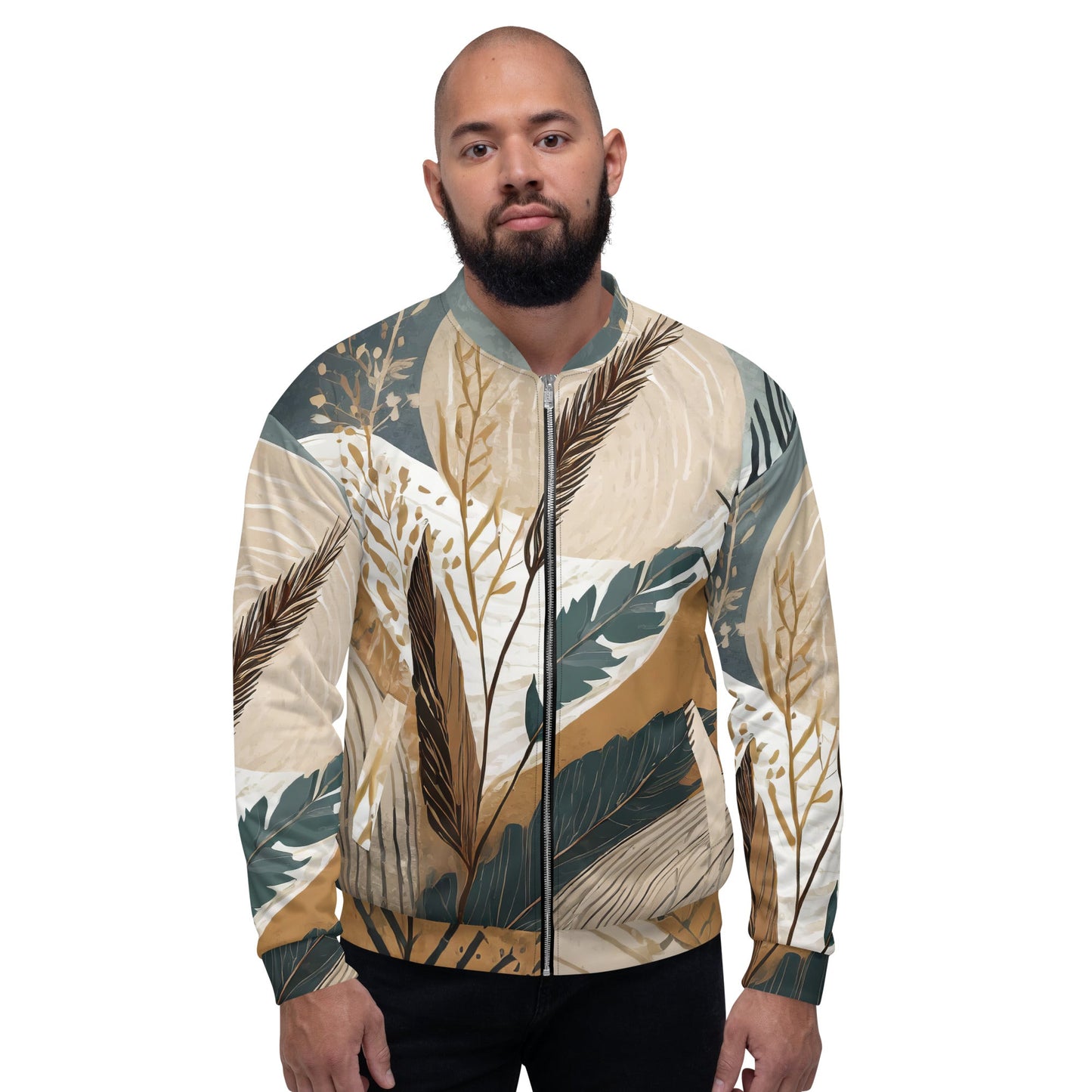 Men's Bomber Jacket – Boho Style Print