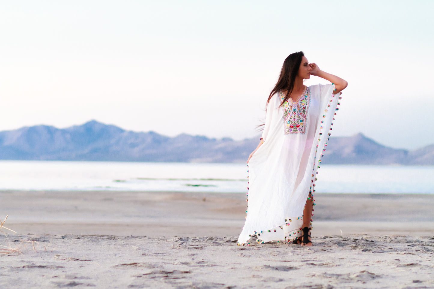 Boho Maxi Dress, Beach caftan