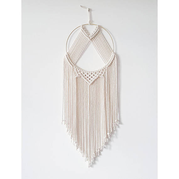 Macrame Dream Catcher Wall Hanging