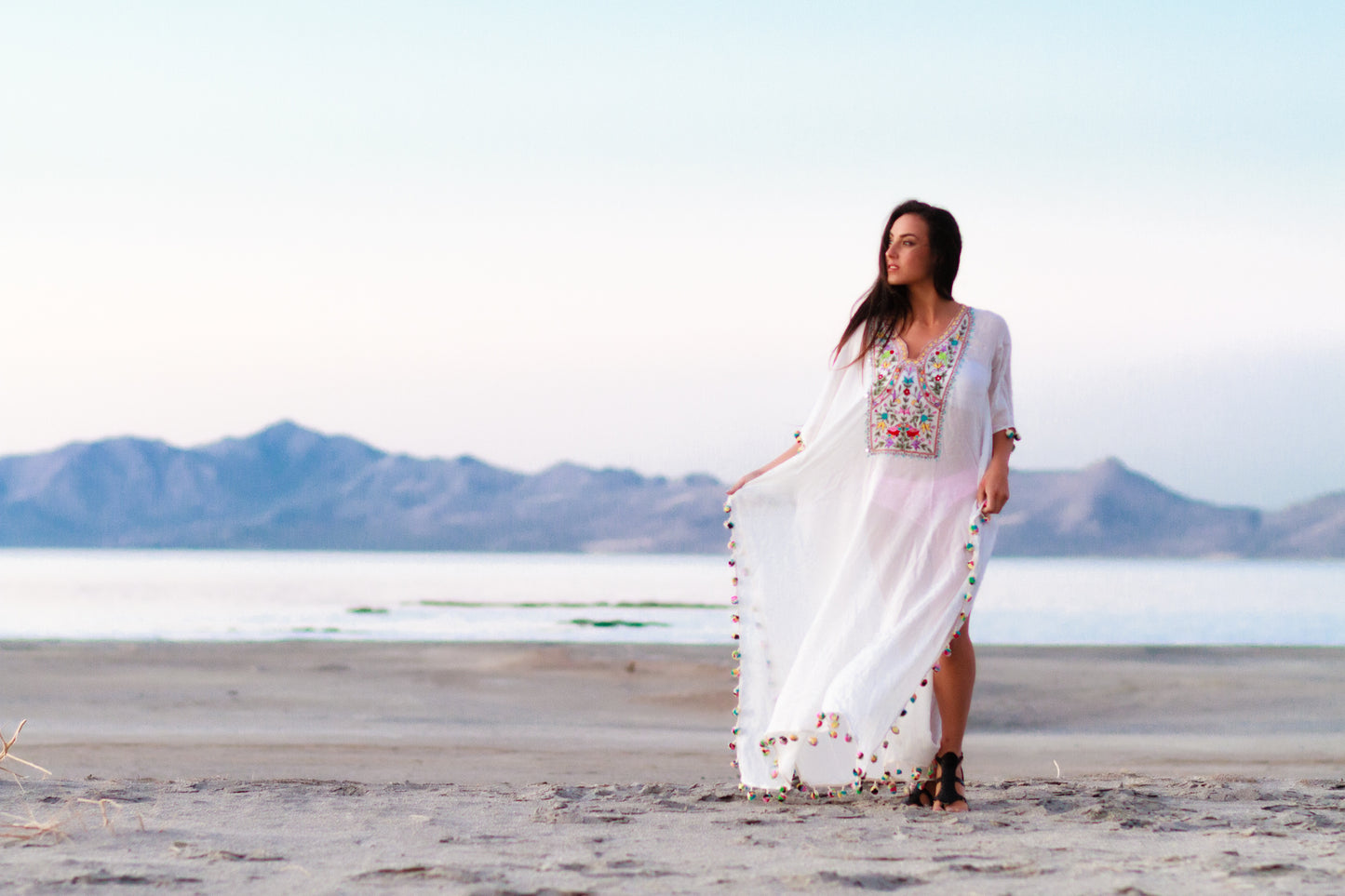 Boho Maxi Dress, Beach caftan