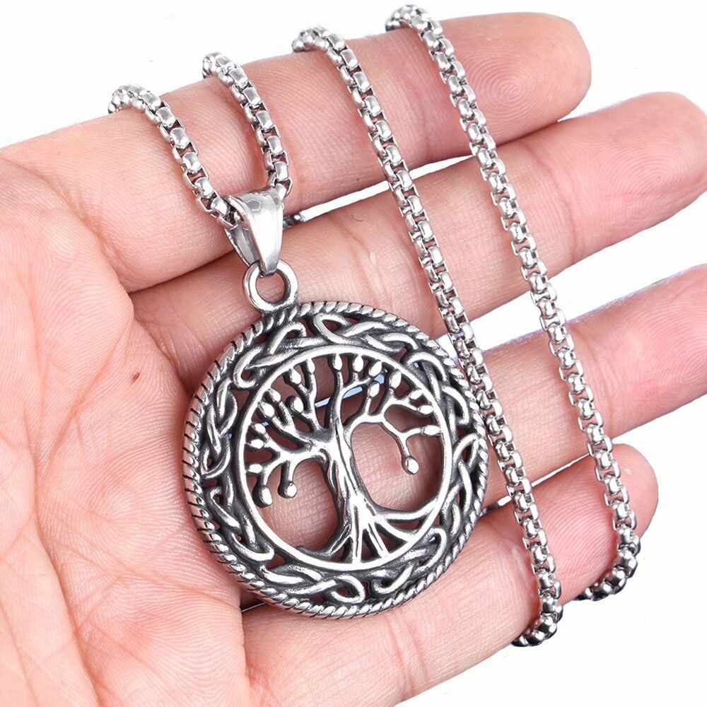 Tree of Life Pendant Necklace – Boho Symbol of Growth