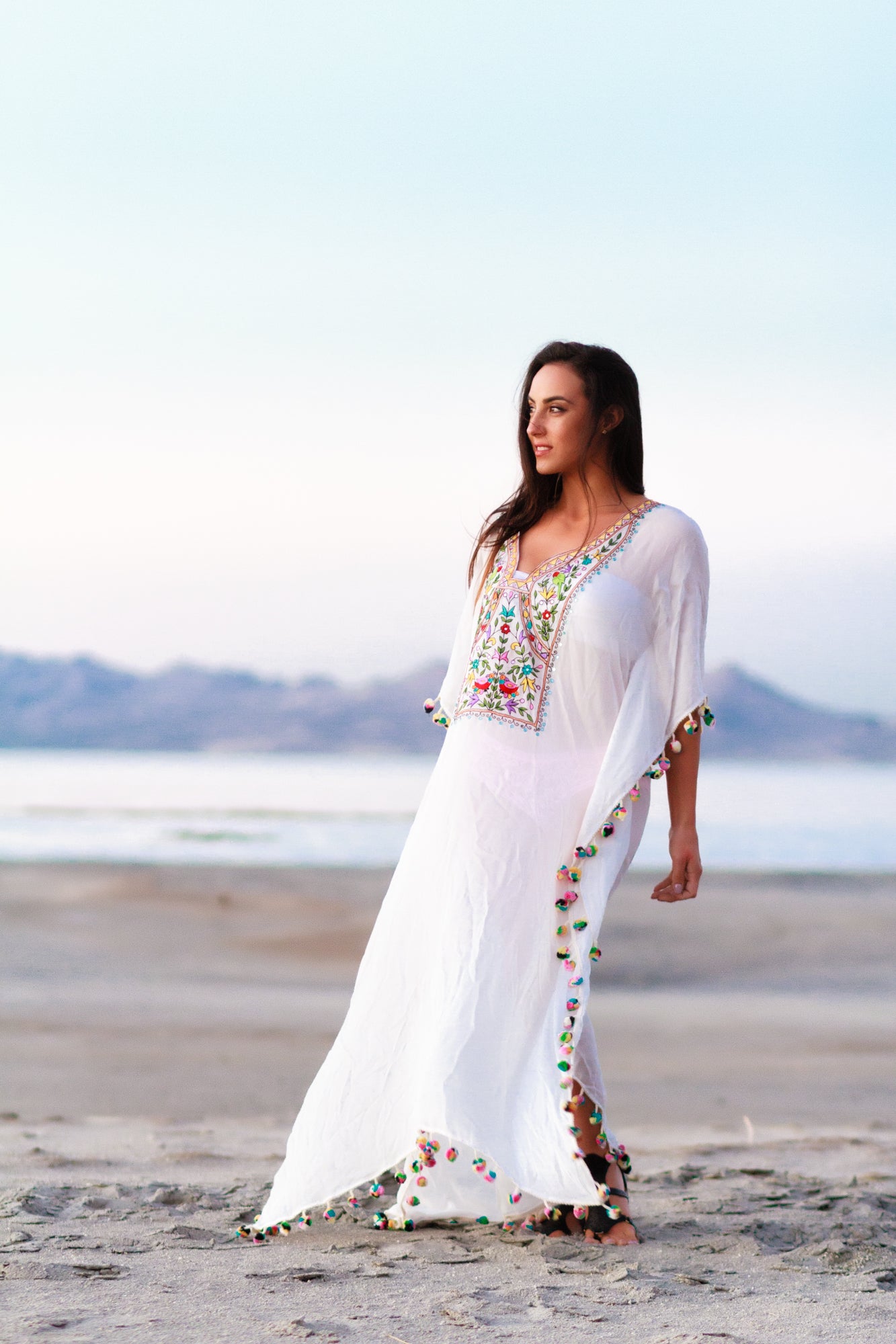 Boho Maxi Dress, Beach caftan
