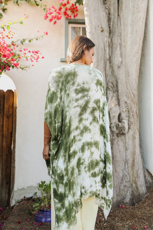 Summer Tie-Dye Boho Kimono – Vibrant Festival Essential