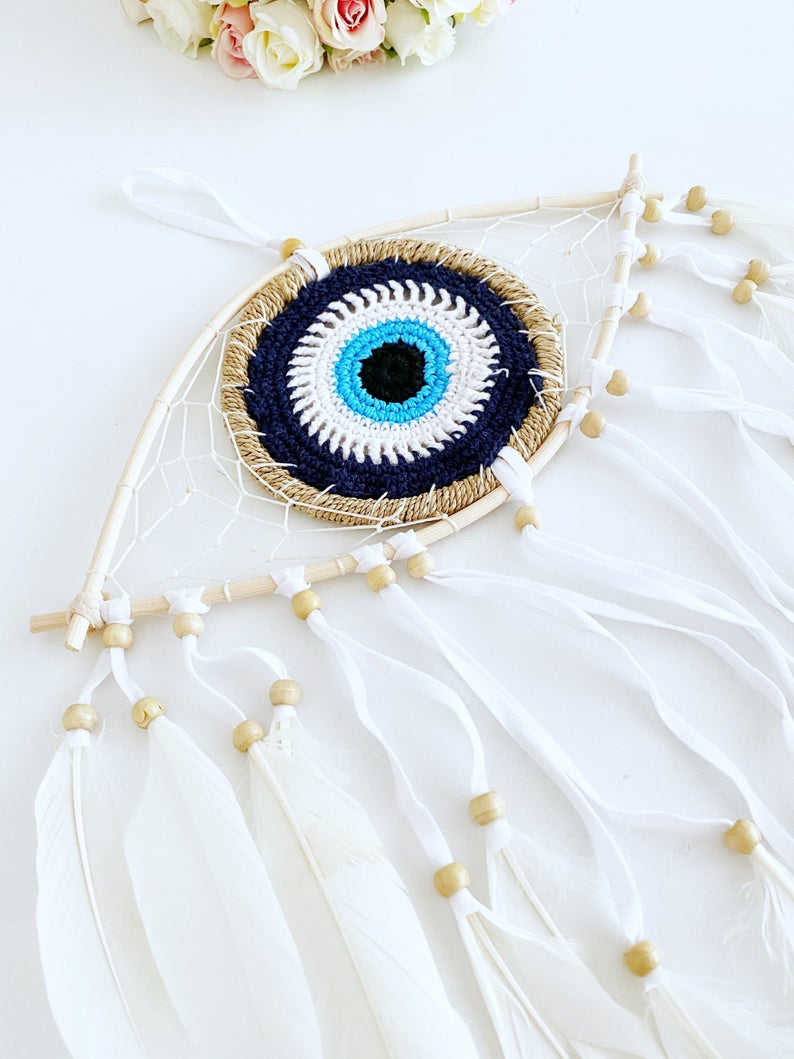 Handmade Evil Eye Dream Catcher