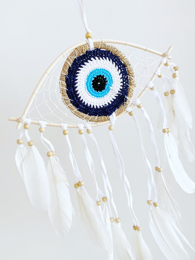 Handmade Evil Eye Dream Catcher