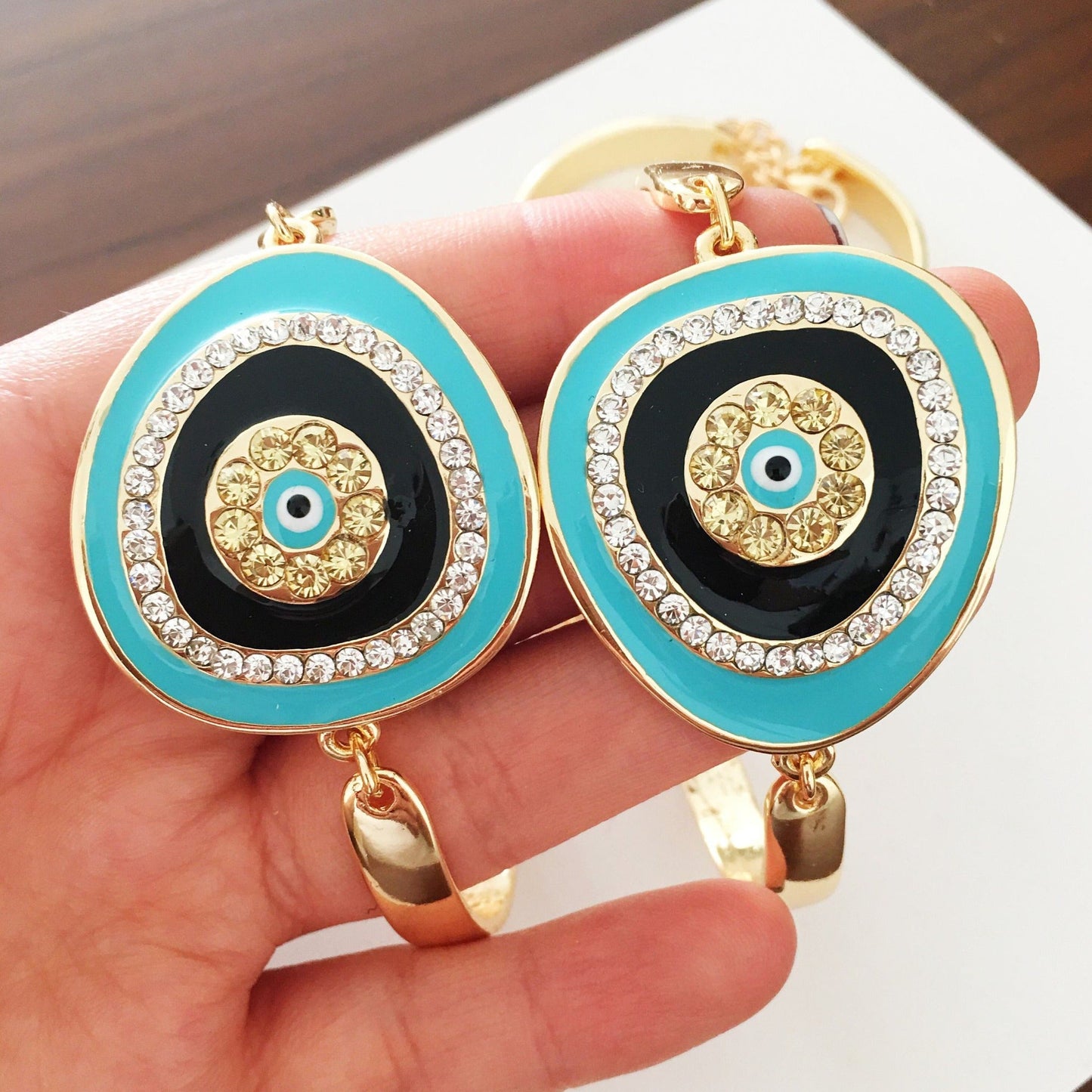 Turquoise Evil Eye Bracelet