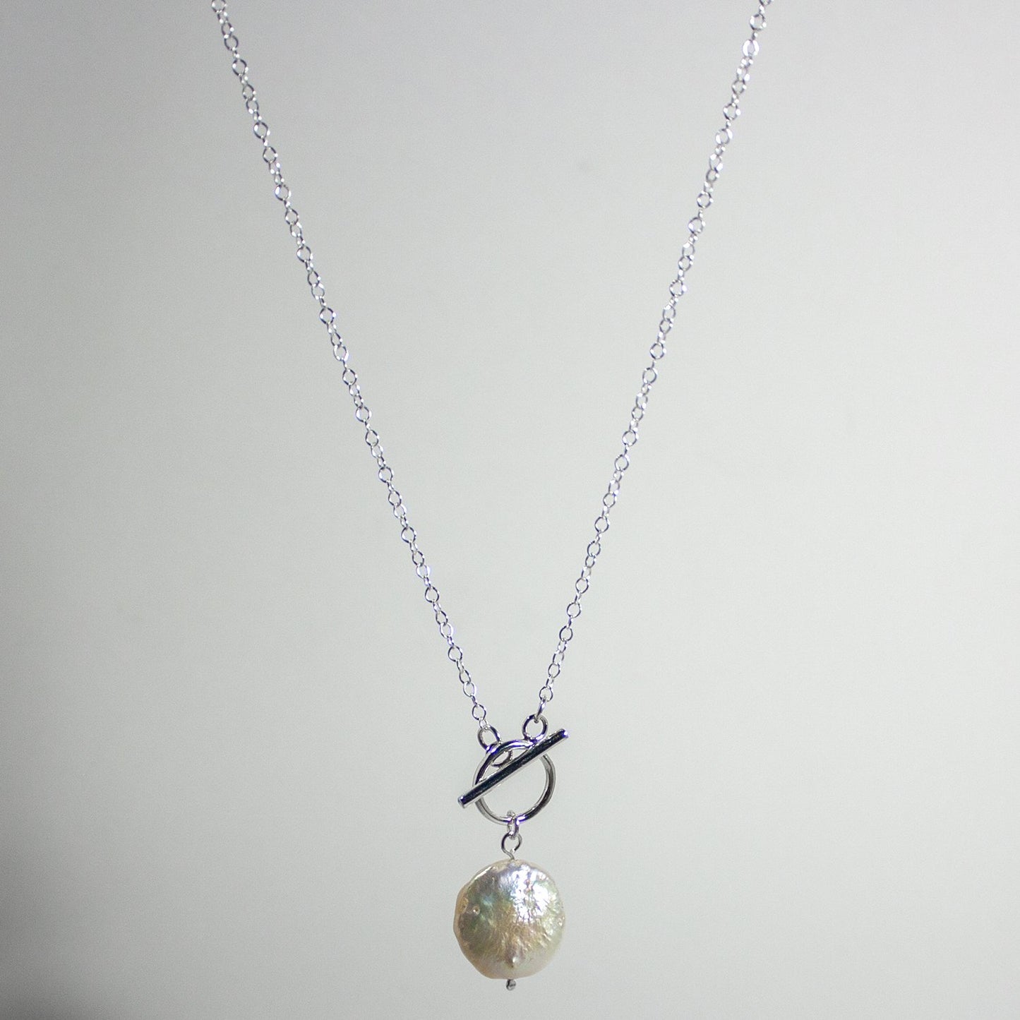 Toggle and Keshi Pearl Chain Necklace