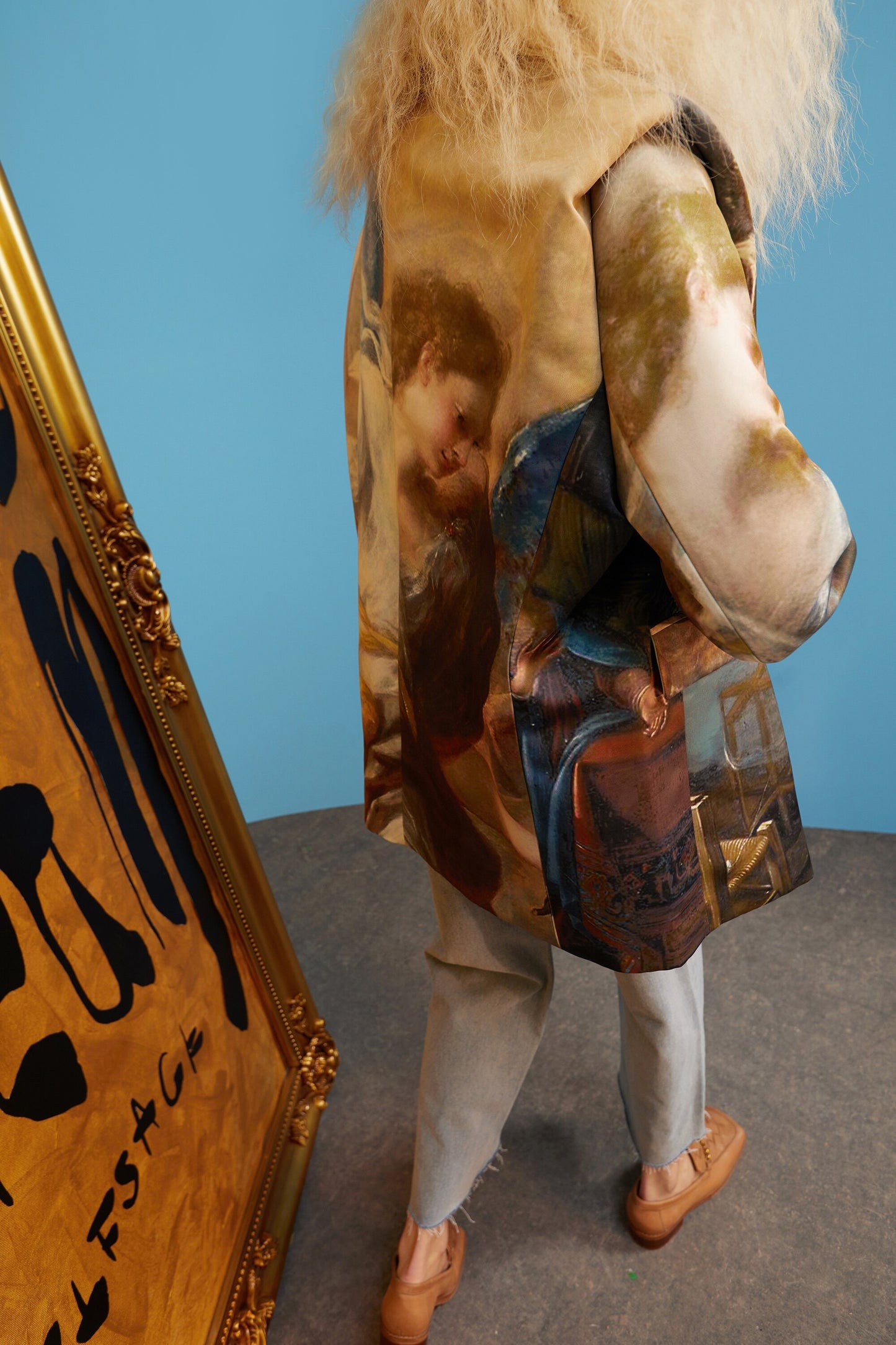 Graphic Chic Single Breasted Boho Jacket – Vintage-Inspired Versatility