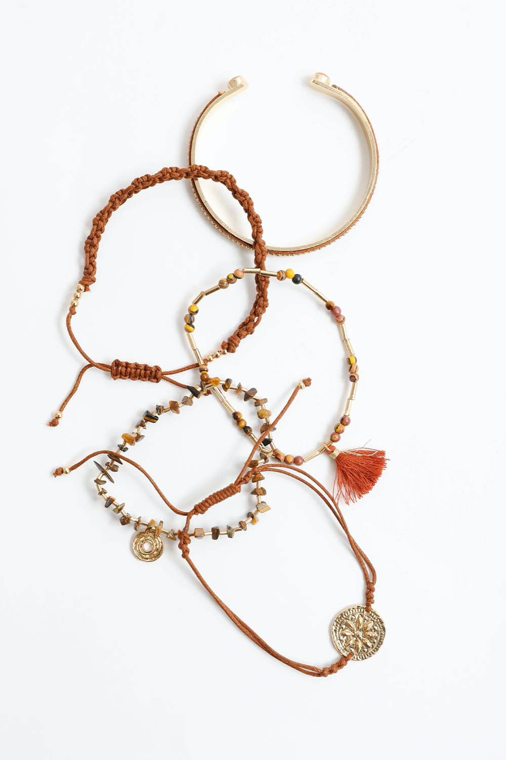Unique Tiger's Eye Stackable Bracelet