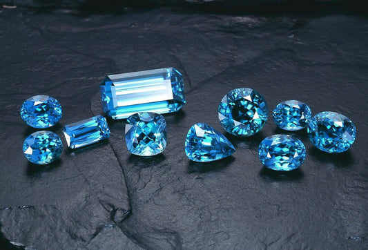 What is rarified blue zircon?