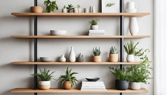 The Benefits of Using Natural Materials for Your Bohemian Shelves