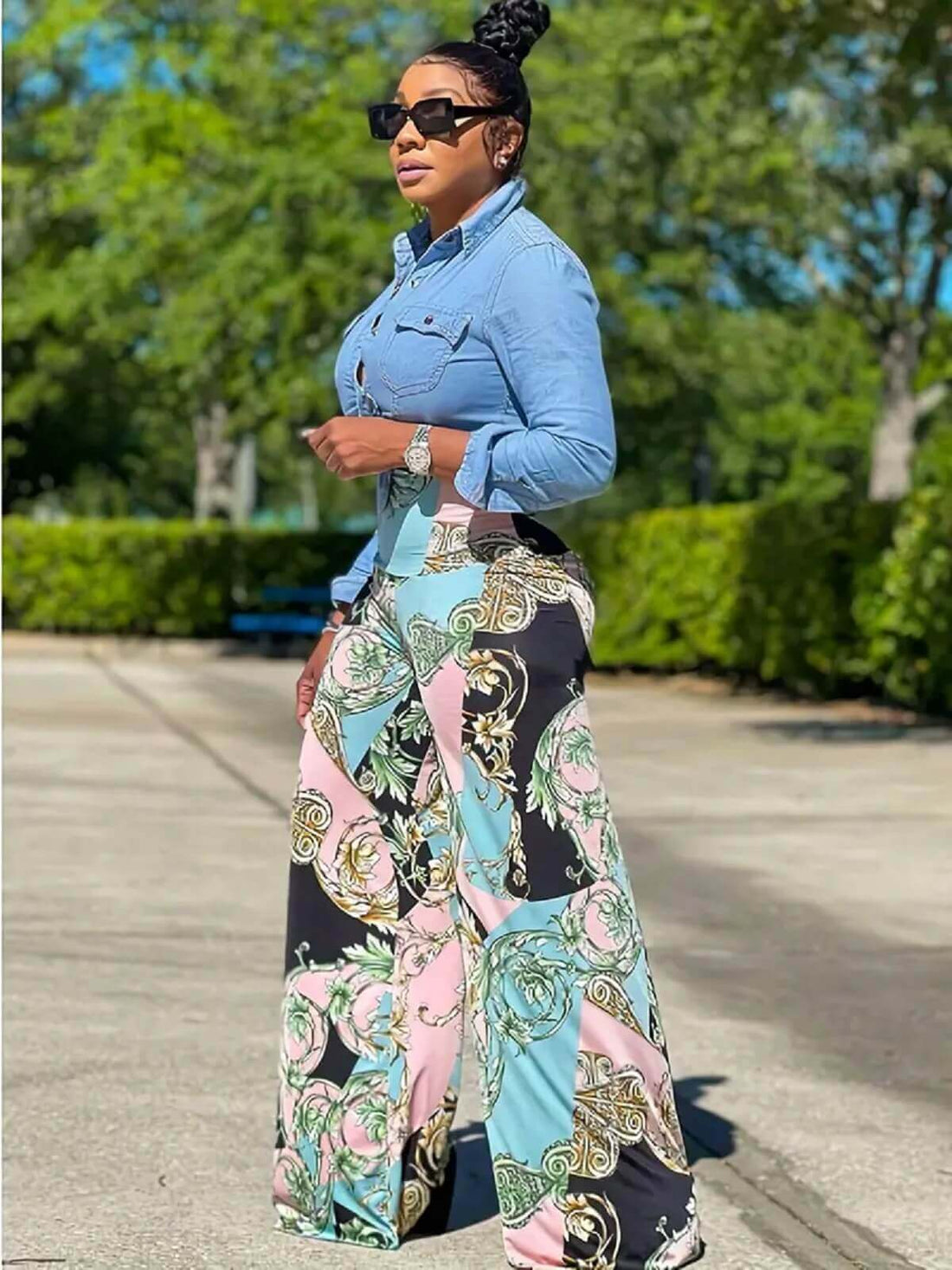 Black Boho Pants - S main image 1