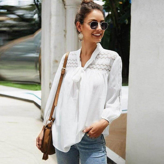 What goes with a white boho top?