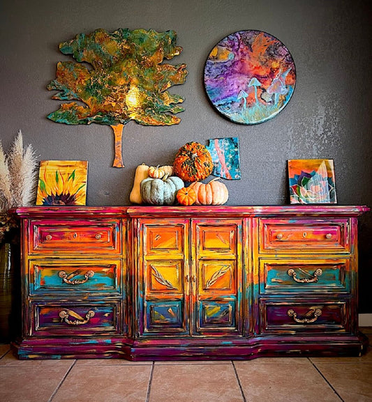 Bohemian Funky Painted Furniture