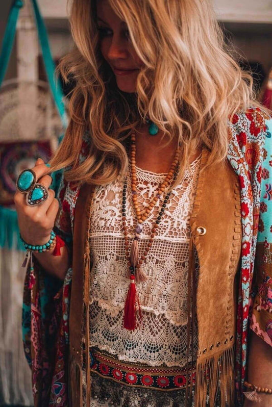 Spinel in Fashion: How to Style Your Spinel Jewelry with Boho Outfits