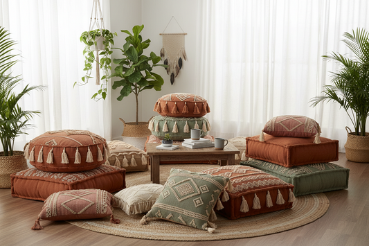 Boho Floor Cushions: Seating Guide for Mindful Spaces
