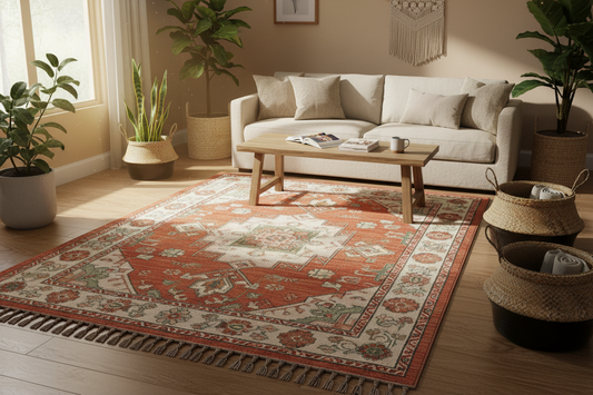 Washable Boho Rugs: Easy-Clean Style for Real Life