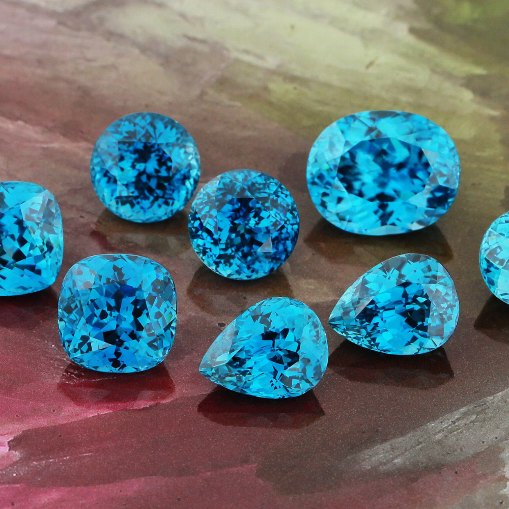 December - Blue Zircon