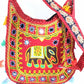 Mirror Work Multi Color Elephant Sling Jhola Bag