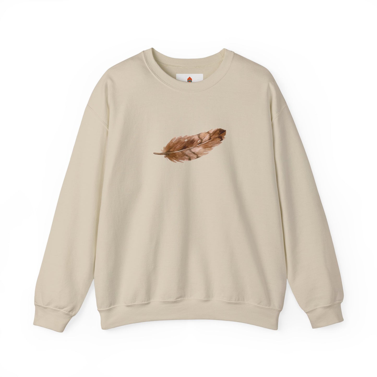 Brown Feather Sweatshirt