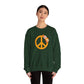 Peace Sign with Flowers Sweatshirt
