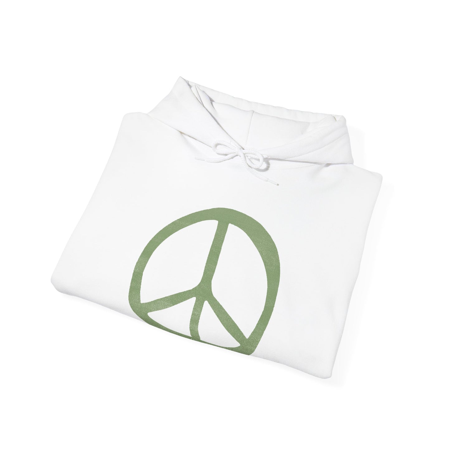 Green Peace Sign Hoodie