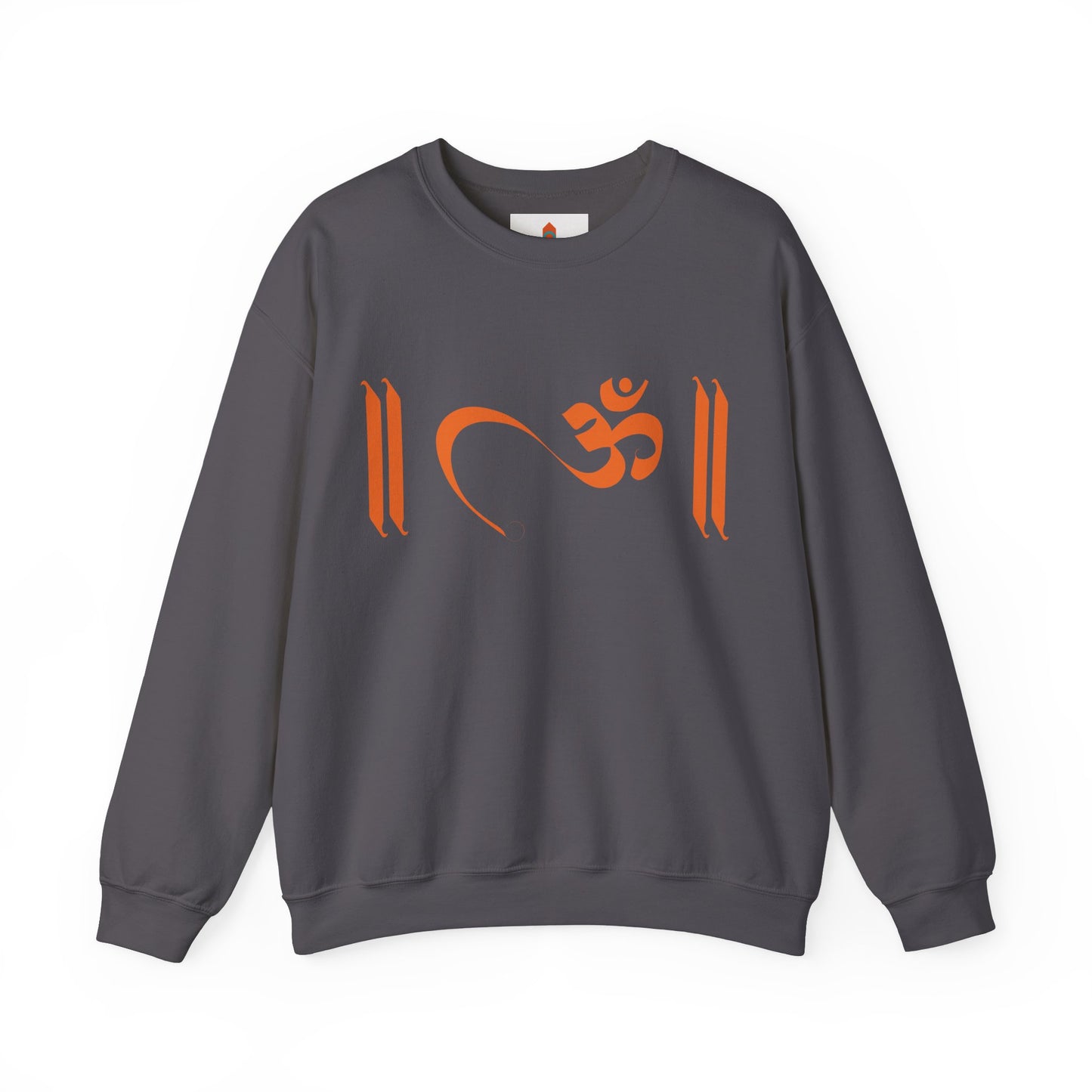 Om Written in Orange Sweatshirt