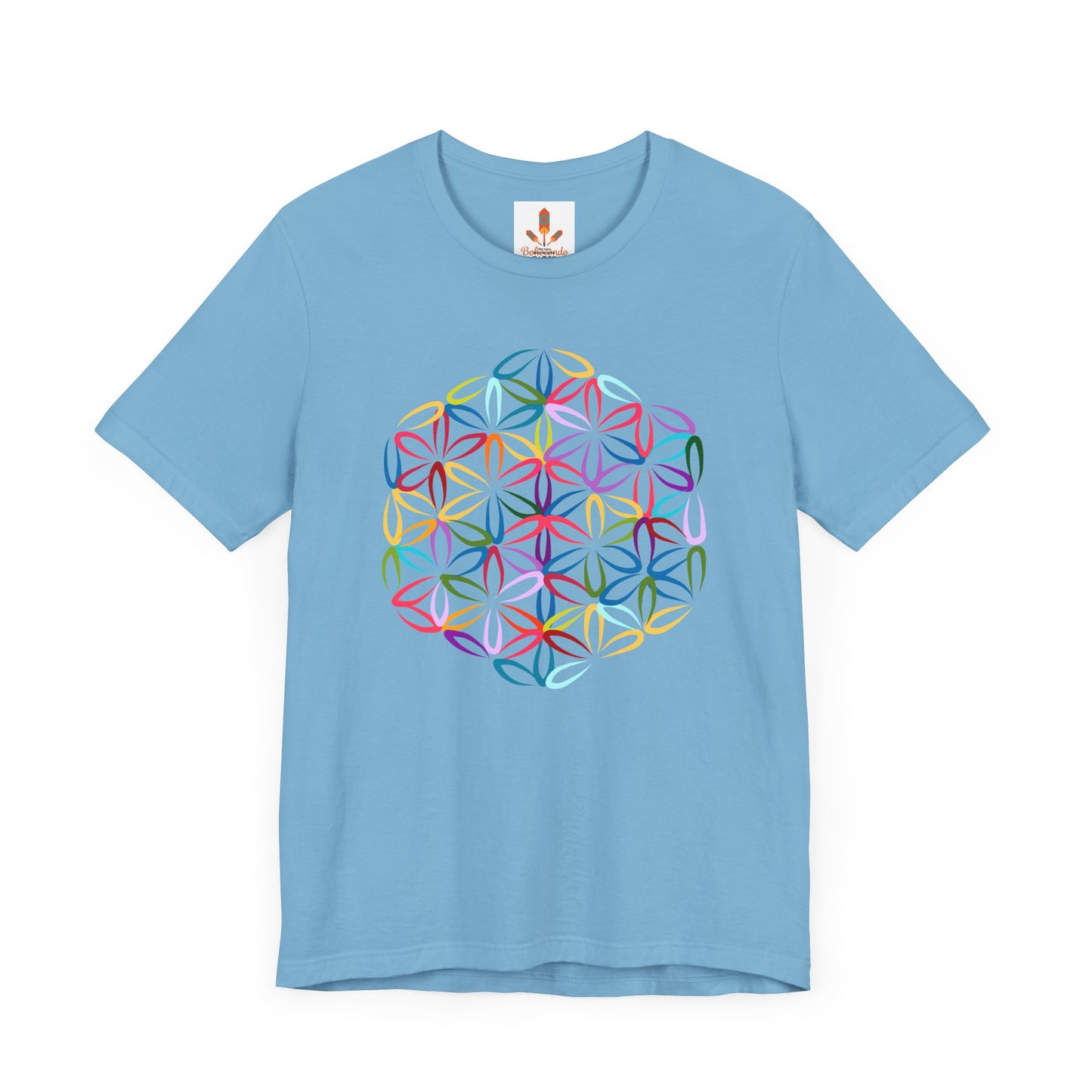 Multicolor Flower of Life T-shirt