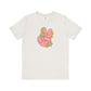 Peace Hand Sign with Flowers T-shirt